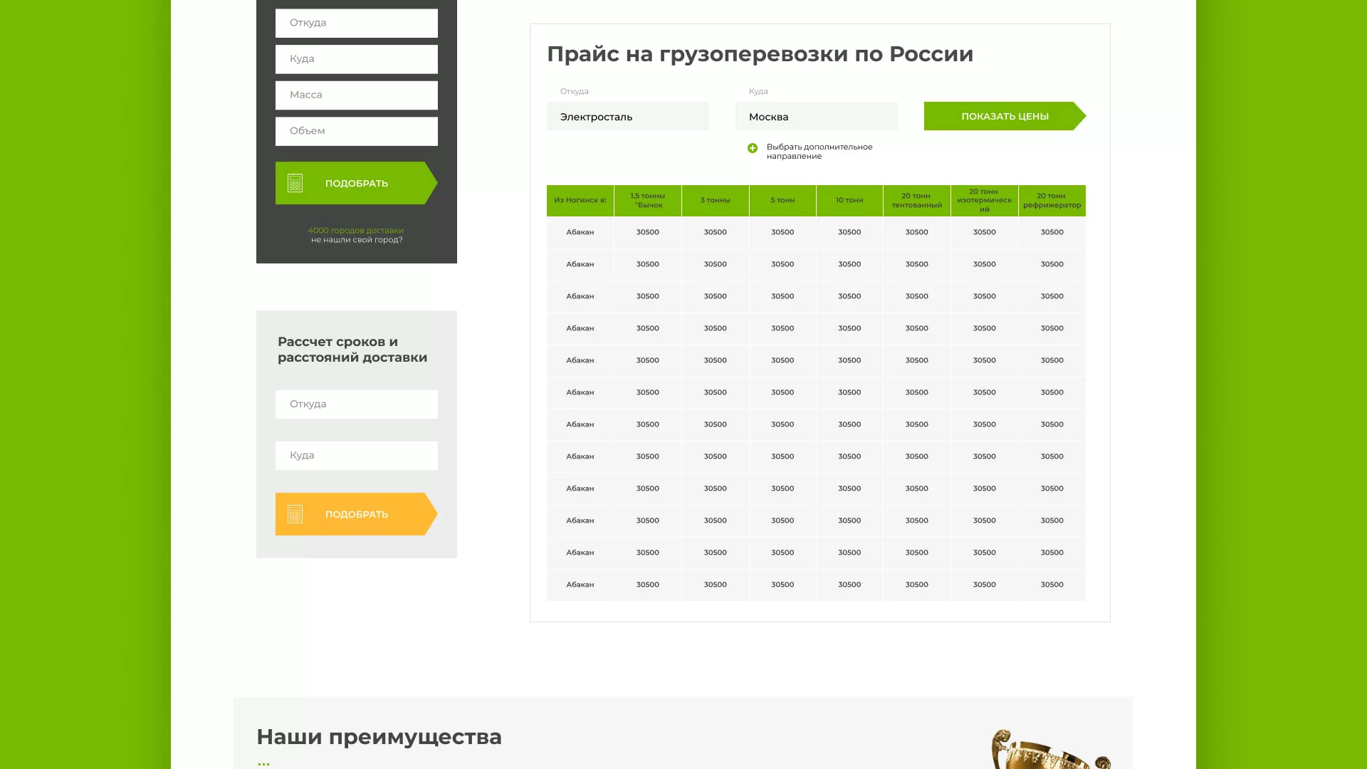 Разработка логотипа и сайта компании «Инком-Логистика» в Бугульме