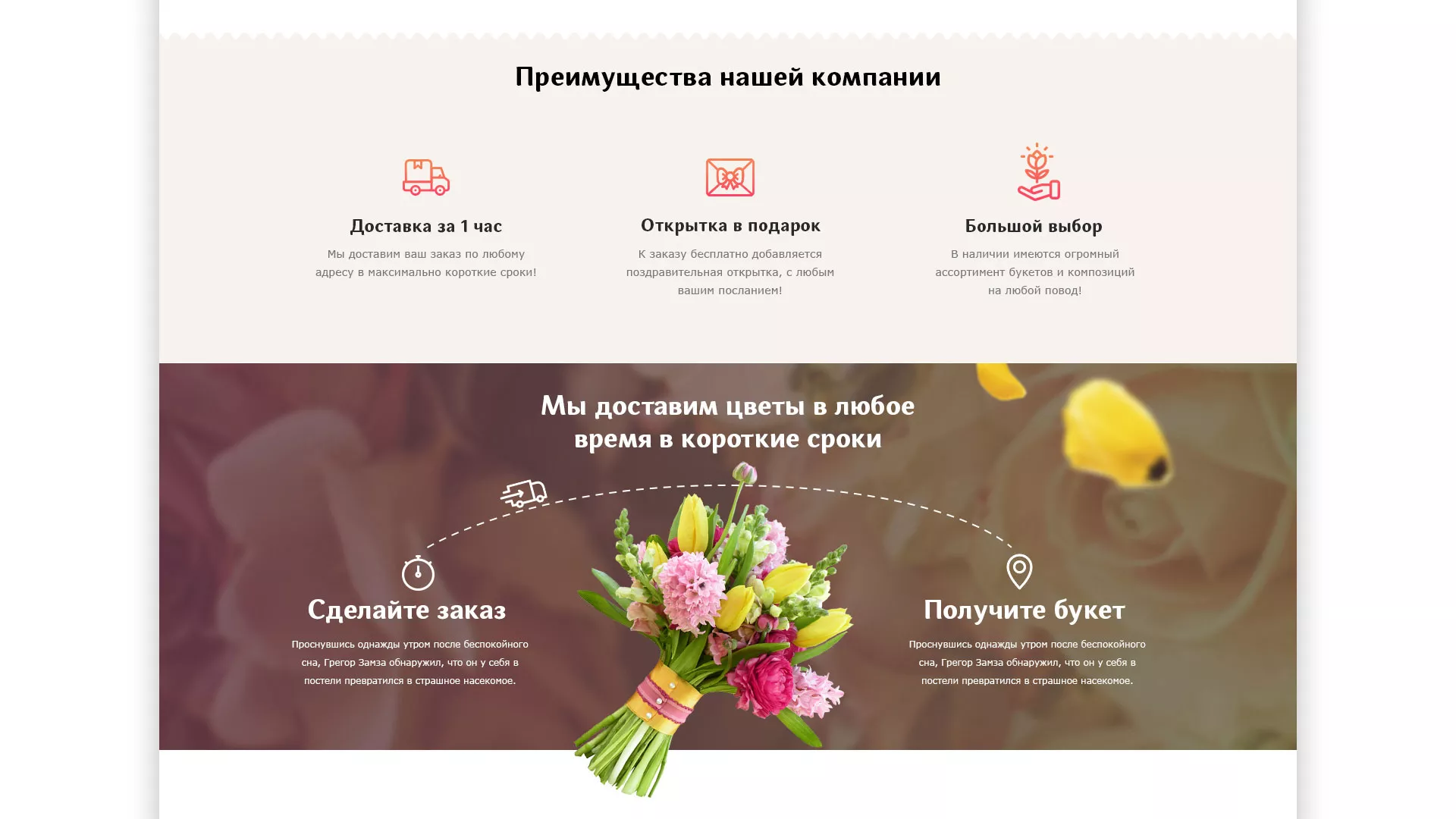 Создание интернет-магазина «Букет-онлайн» по цветам в Бугульме