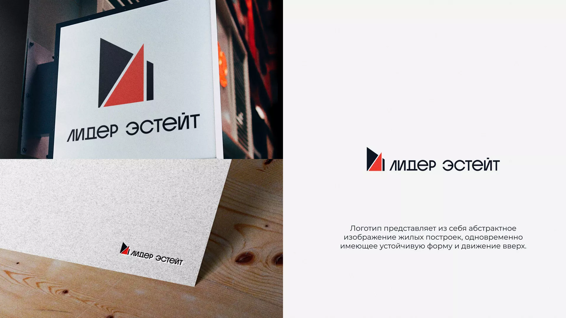 Сделали логотип для агентства недвижимости «Лидер Эстейт» в Бугульме