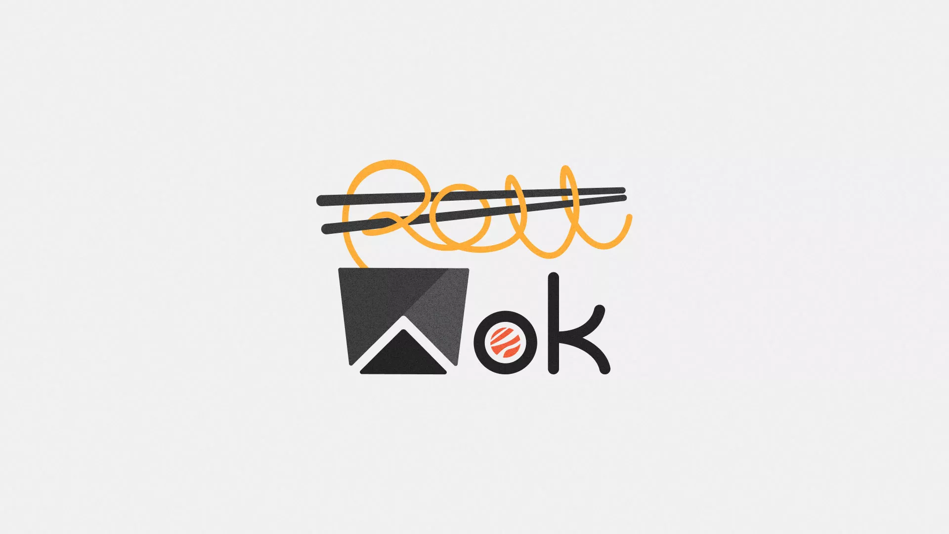 Разработка логотипа в Бугульме для суши-бара «Roll Wok Club» Разработка логотипа в Бугульме для суши-бара «Roll Wok Club»
